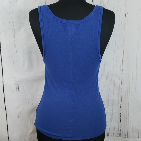 Free People We the Free Cool Cat Tank Blue Sz XS - Picture 2 of 7